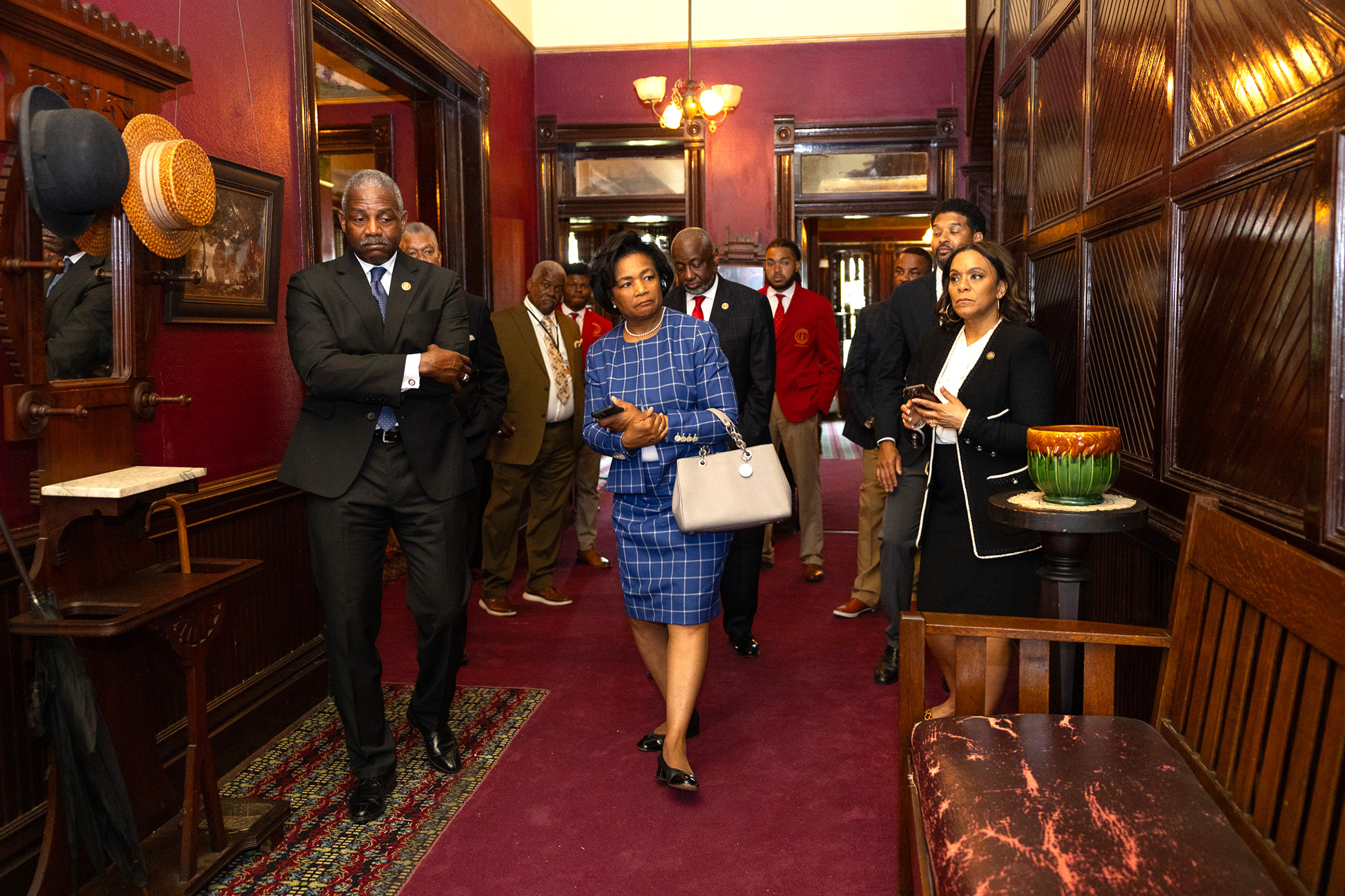 Touring The Oaks, home of Booker T. Washington.