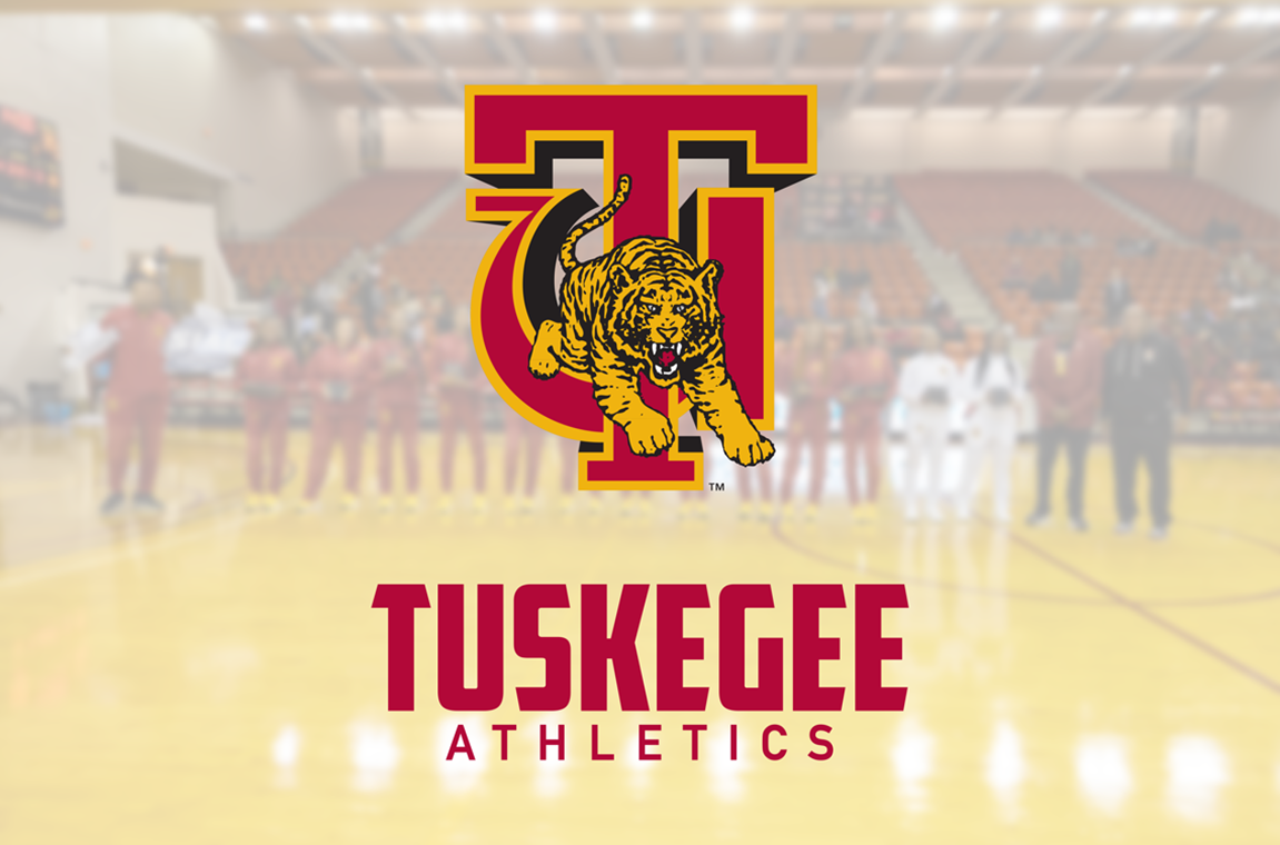 Tuskegee Athletics sign with logo