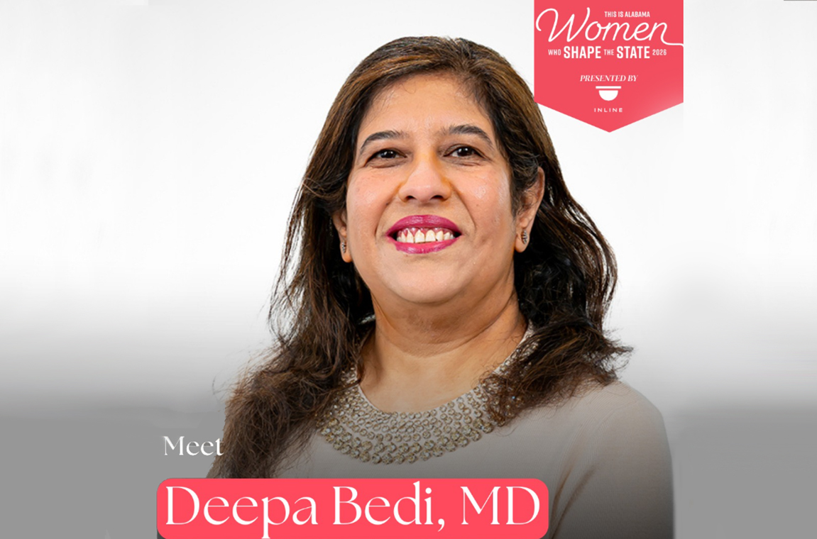 Dr Deepa Bedi graphic and headshot