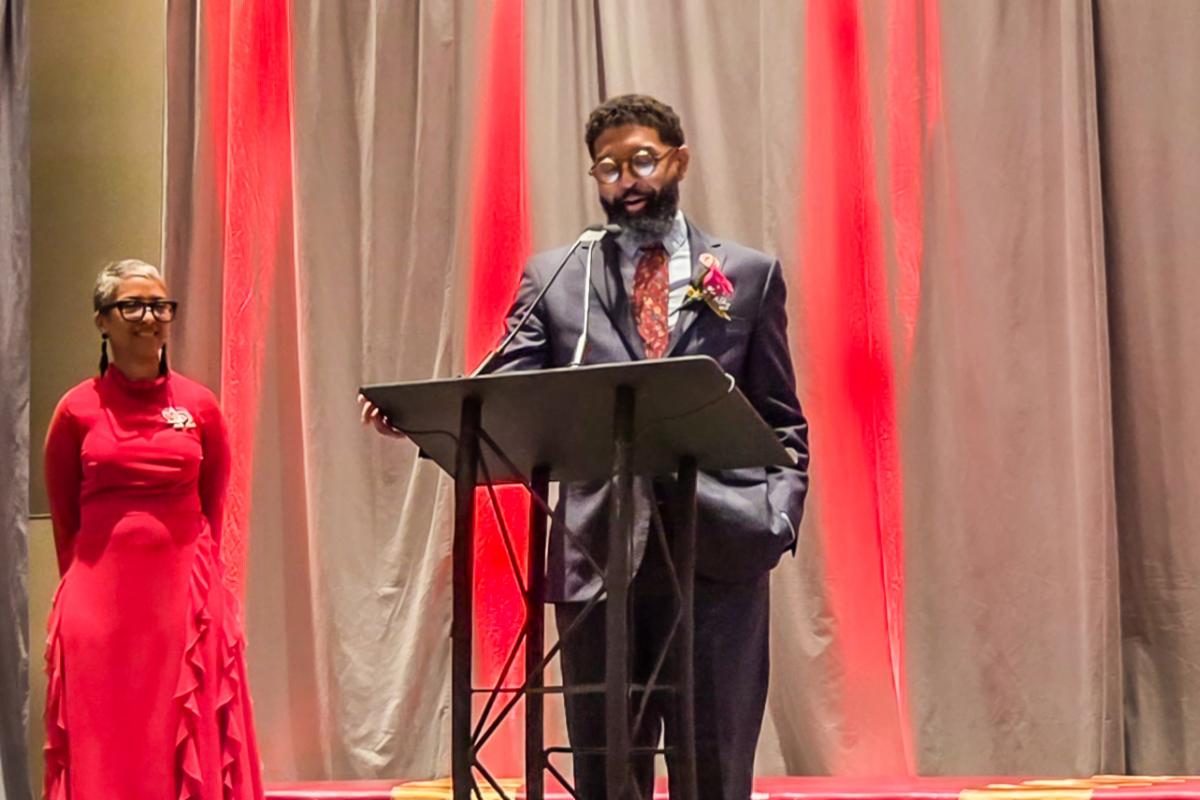 Dr. Rolundus Rice speaks at Atlanta Tuskegee Alumni Club Brunch