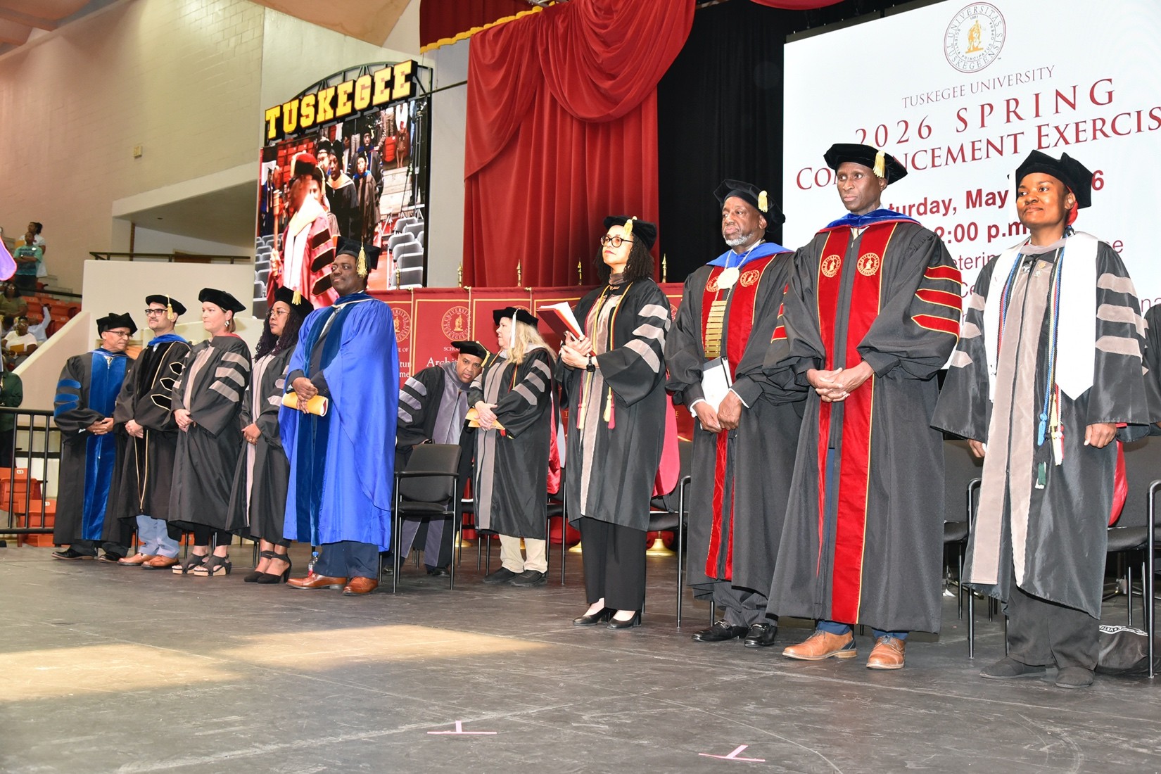 Participants on stage at Oath Ceremony