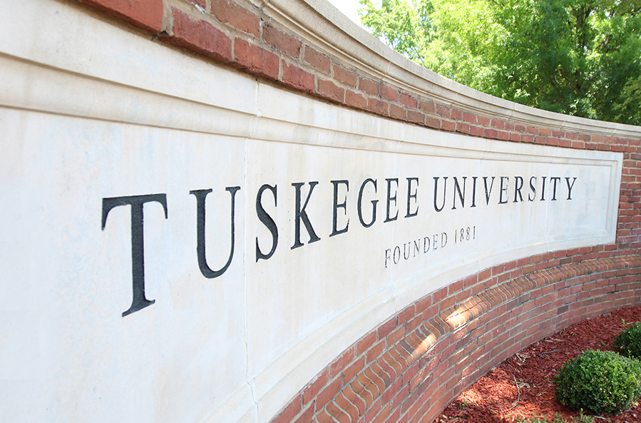 Tuskegee name at main entrance