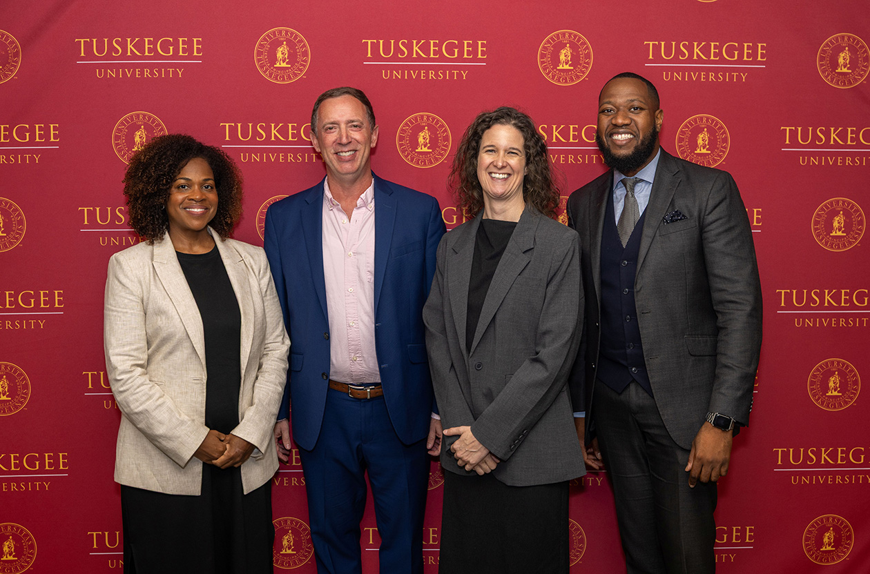 Dean Cecil Duffie and Ms Kelly Harrington with the Interfaith America partners