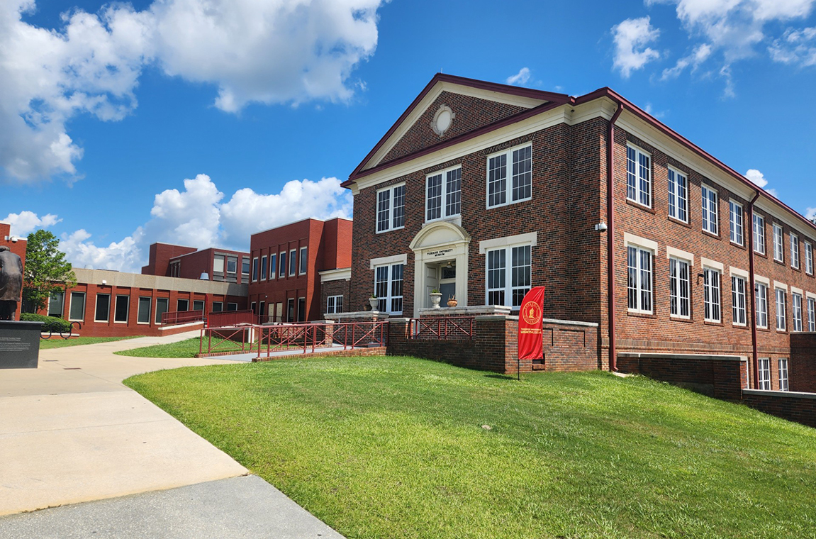 Profile view of the Legacy Museum on the Campus of Tuskegee University