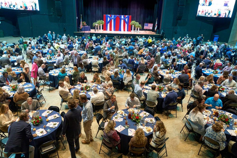 Crowd shot at the Dothan Area Chamber of Commerce Annual Meeting