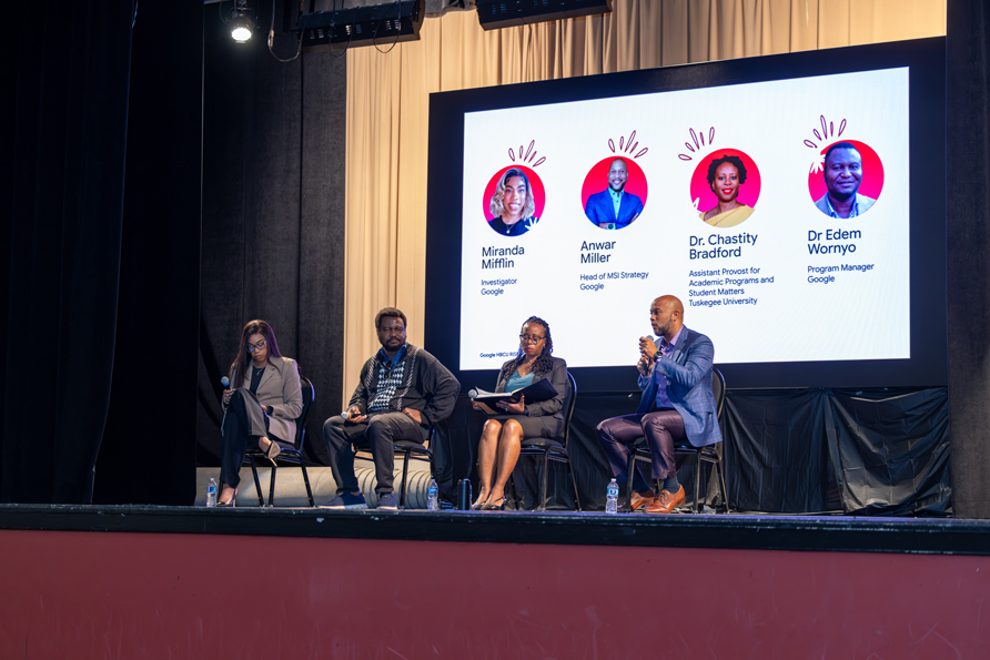 TU Google Summit; Representatives, software engineers, and talent recruiters from Google.