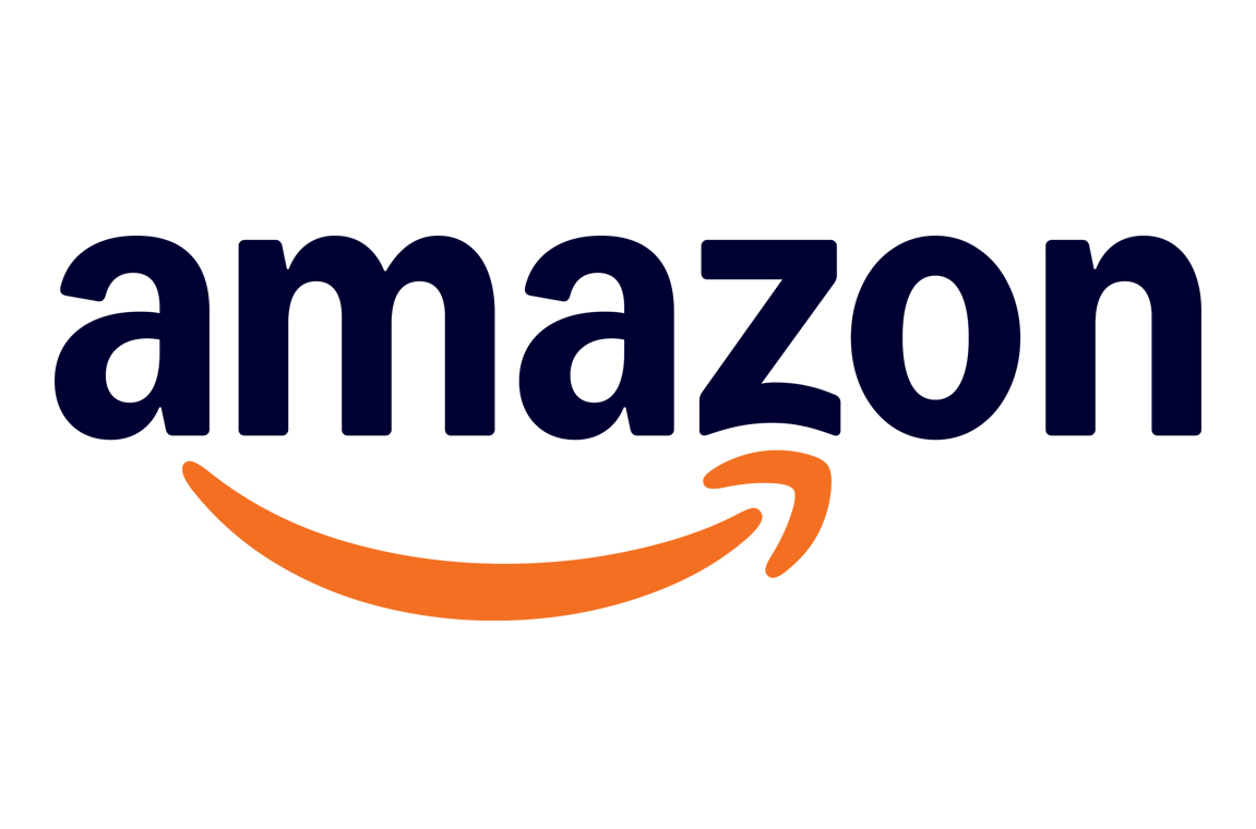 Amazon logo black with orange smile